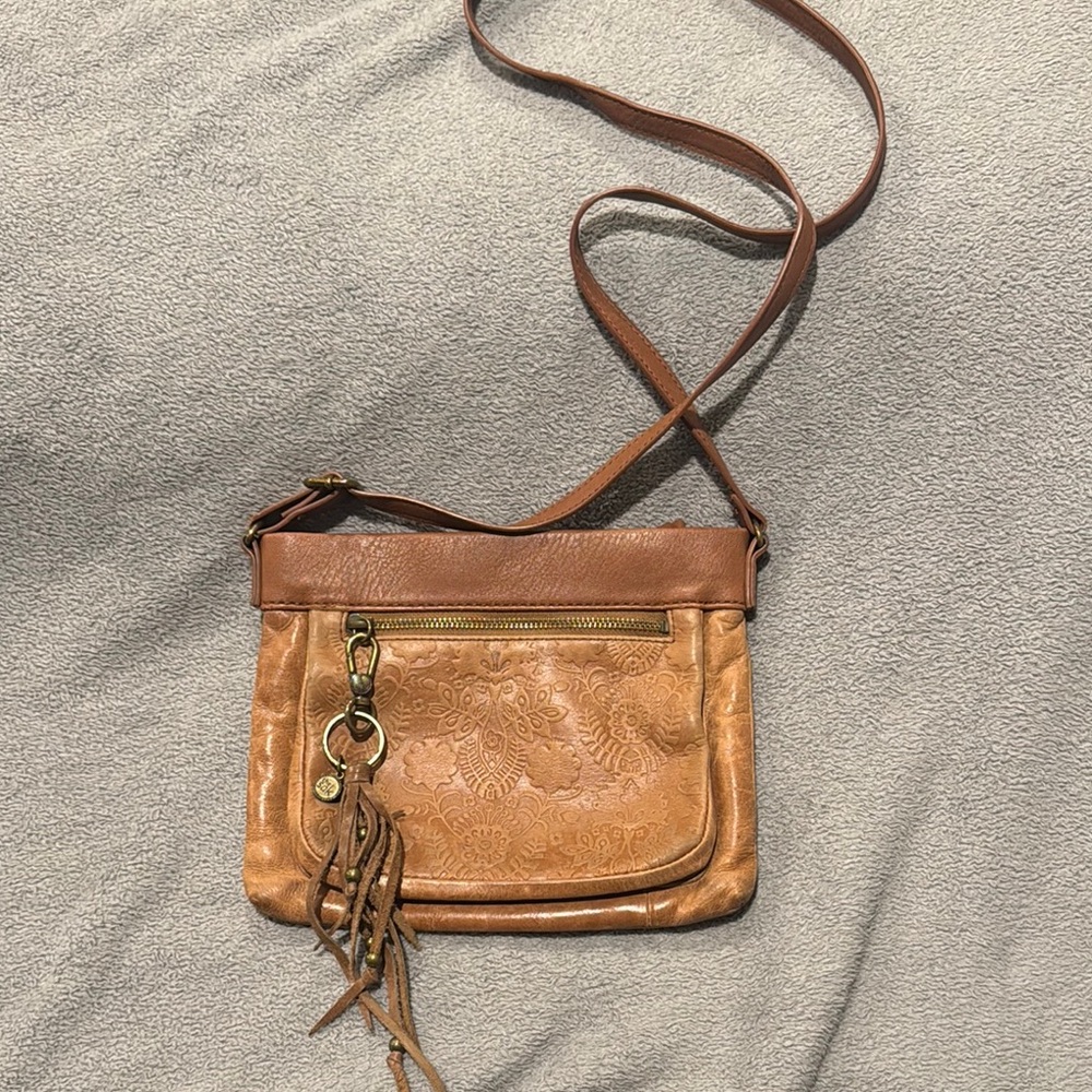 Brown Leather Crossbody Bag